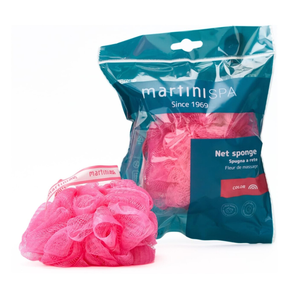 Martini Spa Orange/Pink/Blue Martinispa Massage Color Soft Peeling Mesh Sponge - Assorted Colours - Green