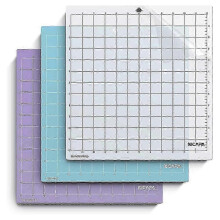 Vervangende snijmatten voor Silhouette Cameo 4/3/2/1 (3x30 cm, 3-delige set - standaard grip, lichte grip, sterke grip)