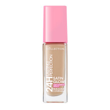 Collection Cosmetics Lasting Perfection Satin Foundation, Full Coverage, Anti-Ageing Effect, 24 Hour Wear, Contains Hyaluronic Acid, 27ml