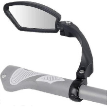 Piao Bicycle Rear View Mirror, Handlebar Bicycle Mirror, Hd, Impact Resistant, Glass Lens, Adjustable, 360 Rotation Check, For Vehicle Quality, Bicyc