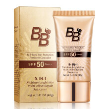 BB Cream SPF 50 face moisturiser – Snail Tinted Moisturiser with High Coverage, Hydrating Face Sun Cream for Women, Anti-Aging & Colour Correcting