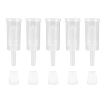5 Pack Exhaust Seal Valve with Rubber Airlock Stopper for Wine Making