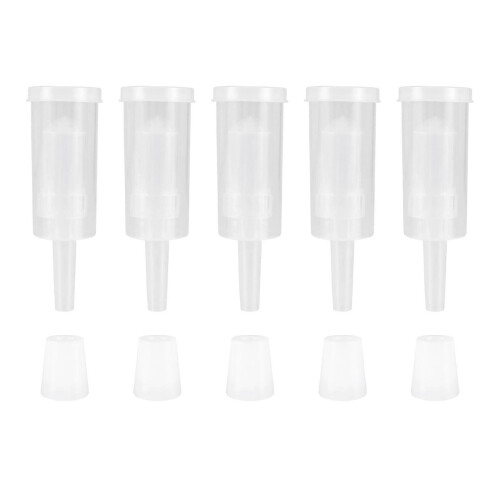 5 Pack Exhaust Seal Valve with Rubber Airlock Stopper for Wine Making