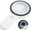 30X Handheld Magnifying Glass with 12 LED Lights, Reading Magnifier 1