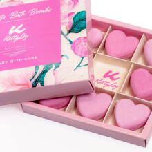 Katty Loy - Bath Bombs Gift Set - Luxury Bath Fizzies Spa Pamper Kit for Moisturizing Skin Mothers' Days Gift Birthday Present Ideas