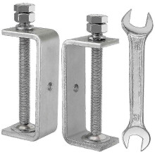 2PCS 304 Stainless Steel Heavy Duty C Clamps for Woodworking Welding