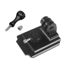 Motorcycle Helmet Fix Mount+Screw for GoPro Hero 13 12 11 10 for DJI Action 2 3 4 for Insta360 X/ONE RS Camera