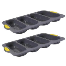 Silicone Baking Mold Restaurant Bread Mould Grade Baguette Bake Tray Non-Stick Oven Tool Kitchen Bakeware Accessories