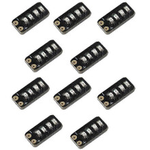 10 stuks 3,7-4,2V mini-meetmodule 1-serie ternaire lithiumbatterij-vermogensweergave-LED-module