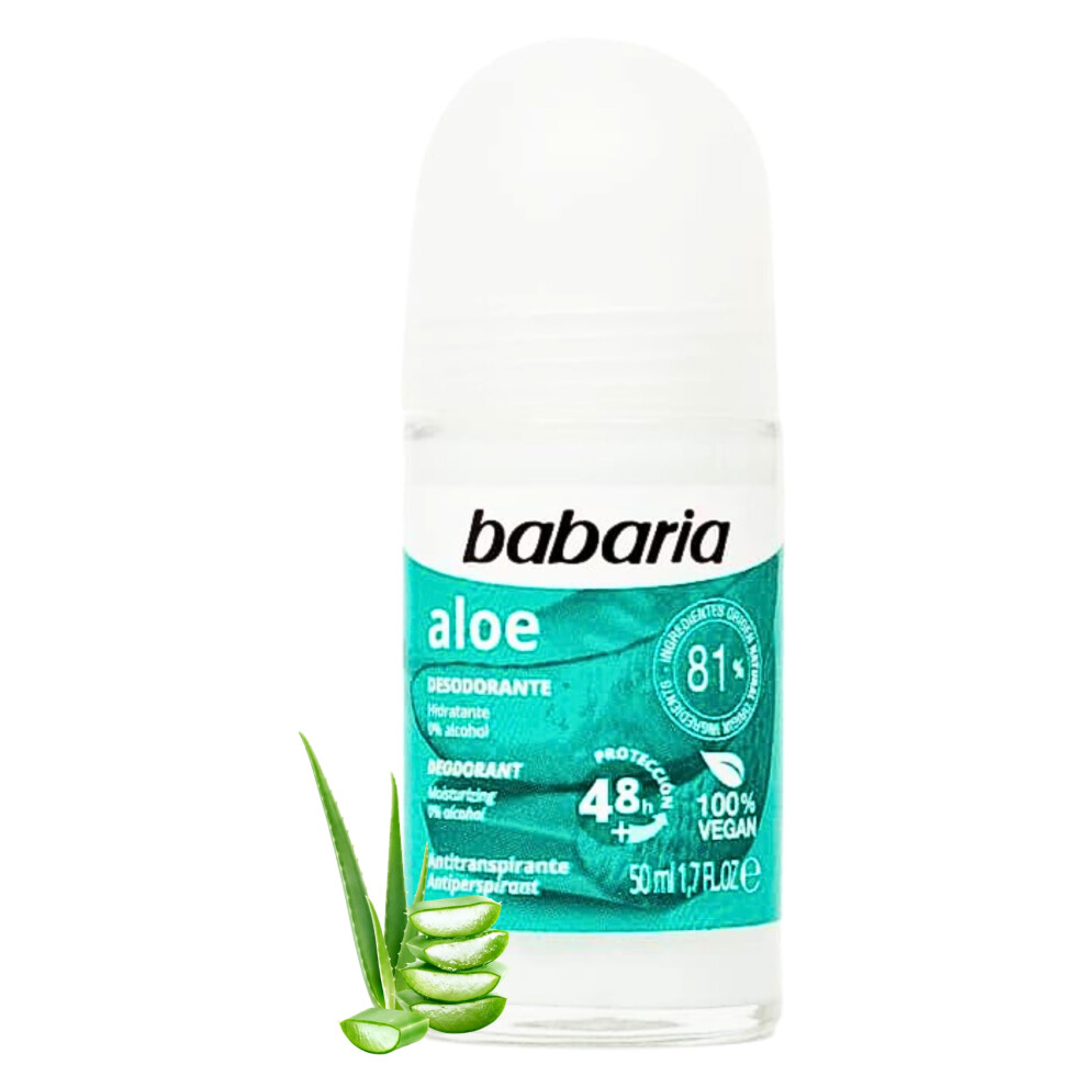 Babaria Aloe Vera Roll On Anti Perspirant Deodorant 50Ml