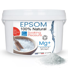 Organic Epsom Salt - Natural Magnesium sulfate - Epsom Salt Muscle and Joint - Epsom Salts for Garden use - Foot SPA - Epsom Bath Salts