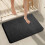 Black Polyester Floor Rug 60x40cm 5