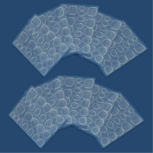 240pcs Double-Side Adhesive Nail Tabs,Nail Glue Stickers Self-Adhesive Transparent Nail Glue Tabs for Manicure Supplies DIY Nail Art Decoration