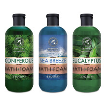 Bath Foam Set Coniferous & Sea Breeze & Eucalyptus 3x350ml - Body Care - Beauty - Bathing - Body Care - Wellness - Relax - Aromatherapy - Spa