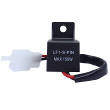 Electronic LED Flasher Relay 2-Pin FIX Motorcycle Turn Signal Bulbs Hyper Flash