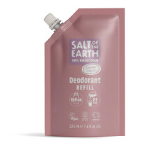 Salt of the Earth - Natural Deodorant Roll On Refill Pouch, x3 Uses - Lavender & Vanilla - Vegan, Long Lasting Protection, Leaping Bunny Approved