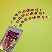 30 Bath Pearls - Bedtime Blend Themed Jumbo Bag. Retro 90's Gift, Relaxing scents, Lavender, Vanilla