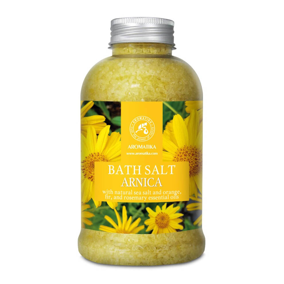 Aromatika Trust The Power Of Nature Aromatika Arnica Bath Salt With Orange & Rosemary Essential Oils Â 600G Aromatherapy Bath Soak For Good Sleep, Relaxation & Stress Relief