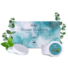 Liillya Shower Steamers Aromatherapy 8 Pack Shower Bombs with Natural Essential Oil Home Spa Vapor Shower Tablets Stress Relief Self Care Relaxation