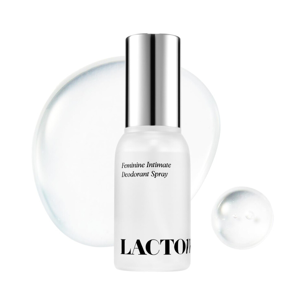 Lactomedi Feminine Intimate Deodorant Spray | Ph Balancing Spray | Artificial Fragrance-Free | Clinically Formulated For Odor Neutralization | Gentle