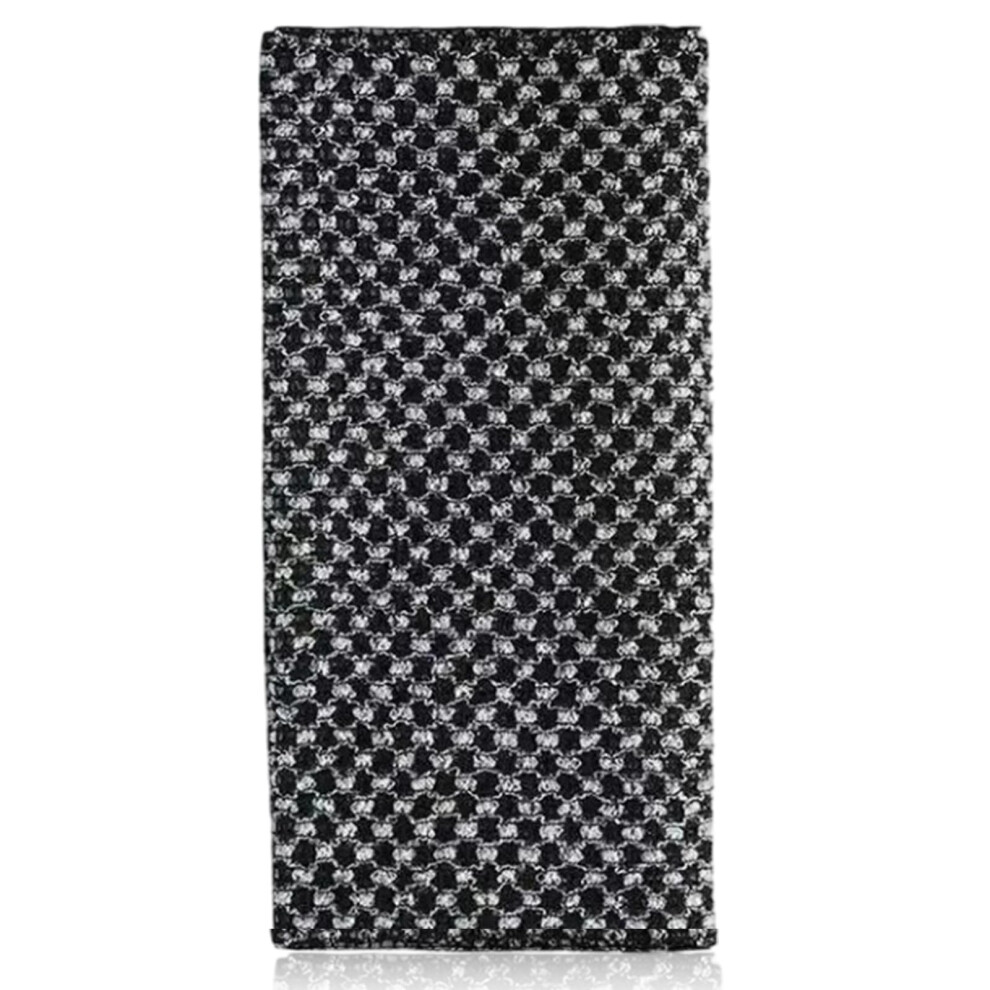 Lfwzry Black Japanese Exfoliating Towel, Body Extra Long Washcloth, Deep 3D Exfoliating Body Scrubber For Men Women Exfoliation, Scrubbing Brush Loofah Exfoliator