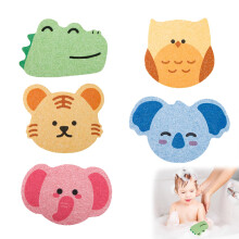 5 PCS Animal-Shaped Sponge Set - Soft and Gentle for Newborn, Toddler and Infant Skin