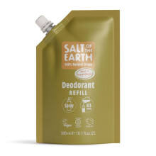 Salt of the Earth - Natural Deodorant Spray Refill Pouch, x3 Uses - Neroli & Orange Blossom - Vegan, Long Lasting Protection, Leaping Bunny Approved