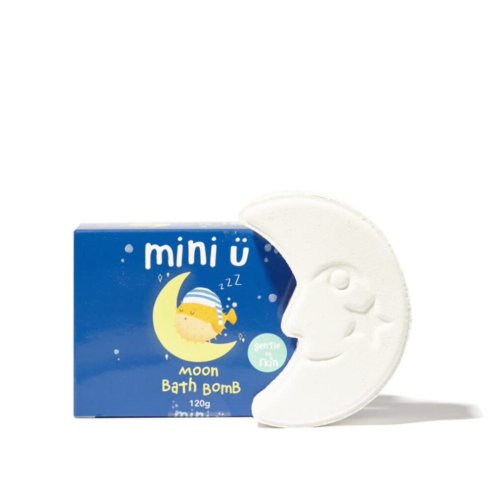 Mini-U Mini U Moon Bath Bomb (Pack Of 2) - Fizzing Trail Bath Bomb For Kids, Vegan & Cruelty Free - Non Toxic - Perfect Childrens Gift For Fun Bathtimes