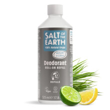 Salt of the Earth - Natural Deodorant Roll on Refill - x7 Uses - Vetiver & Citrus - 100% Natural Origin Ingredients - Vegan - Suitable for Men