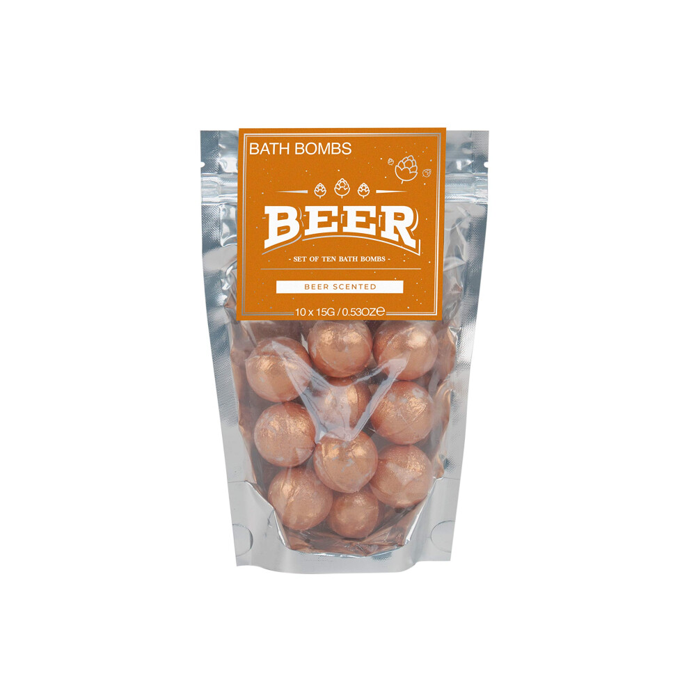 Gift Republic Beer Bath Bombs, Orange