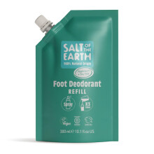 Salt of the Earth - Natural Foot Spray Refill Pouch, x3 Uses - Foot Spray - Vegan, Long Lasting Protection, Leaping Bunny Approved, Made in the UK