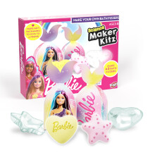 BLADEZ Barbie Bath Fizzers, Make Your Own Pink/Yellow Fizzers - Starfish, Licensed Bath Bombs, Activity Set, STEM Activity, Gift Boxes Included