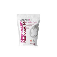 BetterYou Magnesium Menopause Bath Flakes, Blend of Pure Magnesium Chloride, Ylang-ylang and Clary Sage for Hormonal Balance, Stress Relief
