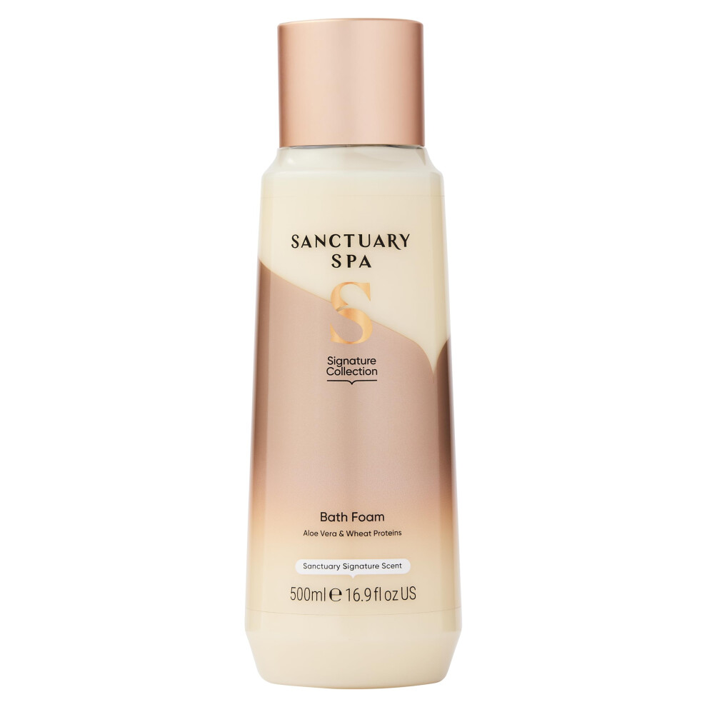 Sanctuary Spa Bath Foam, No Mineral Oil, Cruelty Free And Vegan Bubble Bath For Women, 500 Ml