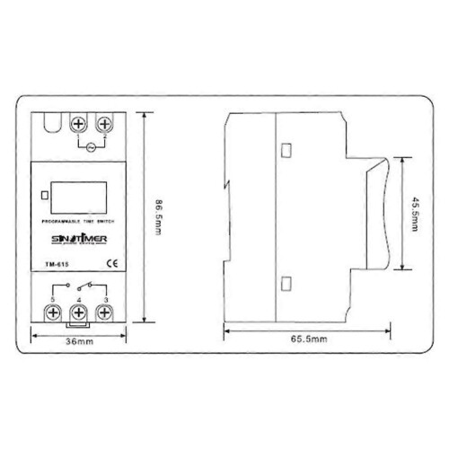 Energy Saving Controller User-friendly Reliable Cost-effective Efficient Convenient Smart Rail Timer Switch 220v Advanced Smart 1