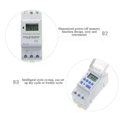 Energy Saving Controller User-friendly Reliable Cost-effective Efficient Convenient Smart Rail Timer Switch 220v Advanced Smart 2