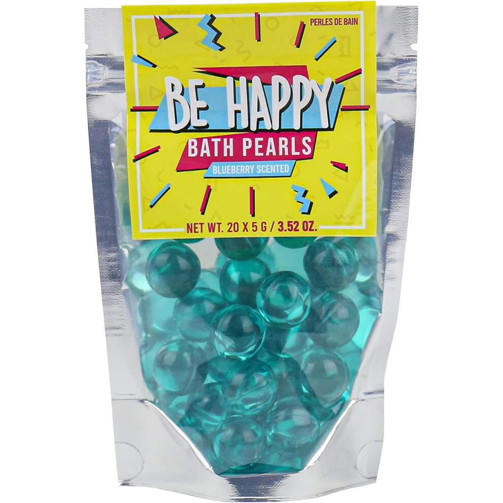 Gift Republic Bath Pearls Be Happy 20-Pack Blueberry Scent