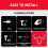 Bullfix Extra Plasterboard Fixings Heavy Duty Pack  Starter 10 Pack Dr 4