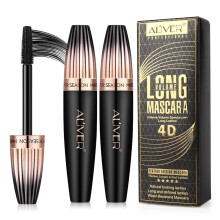 4D Silk Fiber Lash mascara, Waterproof Mascara Black Volume and Length, Natural Lengthening and Thick, Smudge-Proof,No Clumping
