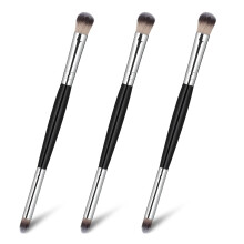 3 PCS Eyeshadow Brush Set, Professional Eye Makeup Brushes for Eyebrows, Concealer Brush Eye Shadow Blending Brush for Concealer, Lipstick