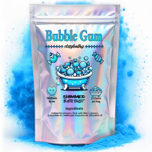 Stsfybaths Blue Bubblegum Shimmer Bath Bomb in A Bag - Handmade Scented Bath Bombs for Women,Kids and Men