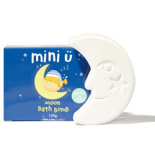 Mini U Moon Bath Bomb - (120g) Fizzing Trail Bath Bomb - Moisturising Shea Butter - Vegan - *Gold Award Winner* - Non Toxic