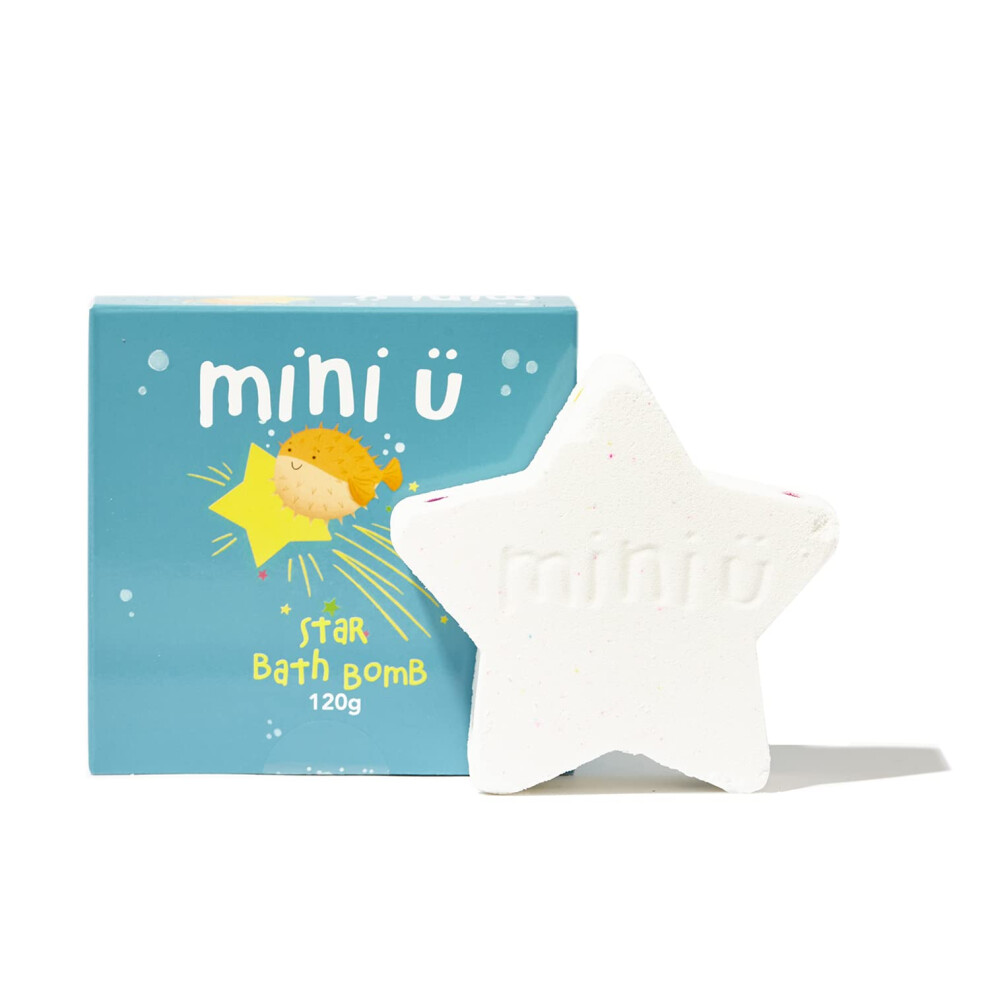 Mini-U Mini U Star Fizzing Bath Bomb - Moisturising Shea Butter -Bathtime Fun Bath Toys - Vegan Cruelty Free - *Award Winning* - Perfect Childrens Gift