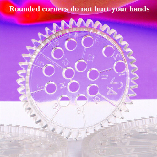 22Pcs Spirograph Geometric Ruler Drawing Accessories Drafting Tools Kids Toy 1