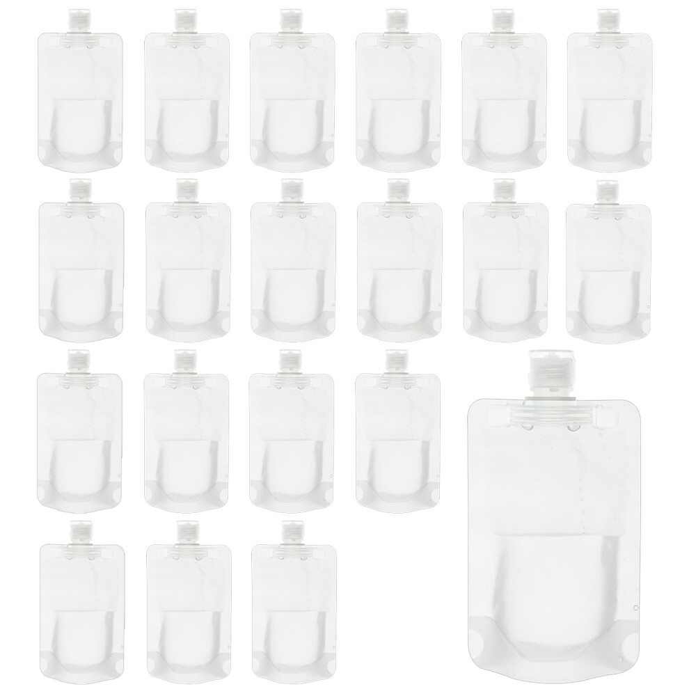 Liucongbd 20Pcs 100Ml Travel Bottles For Toiletries, Portable Refillable Empty Travel Bottles