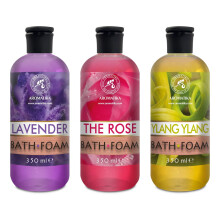 Bath Foam Set Lavender & Rose & Ylang Ylang 3x350ml - Lavender & Rose Absolute & Ylang Ylang Essential Oil - Body Care - Beauty - Bathing - Wellness