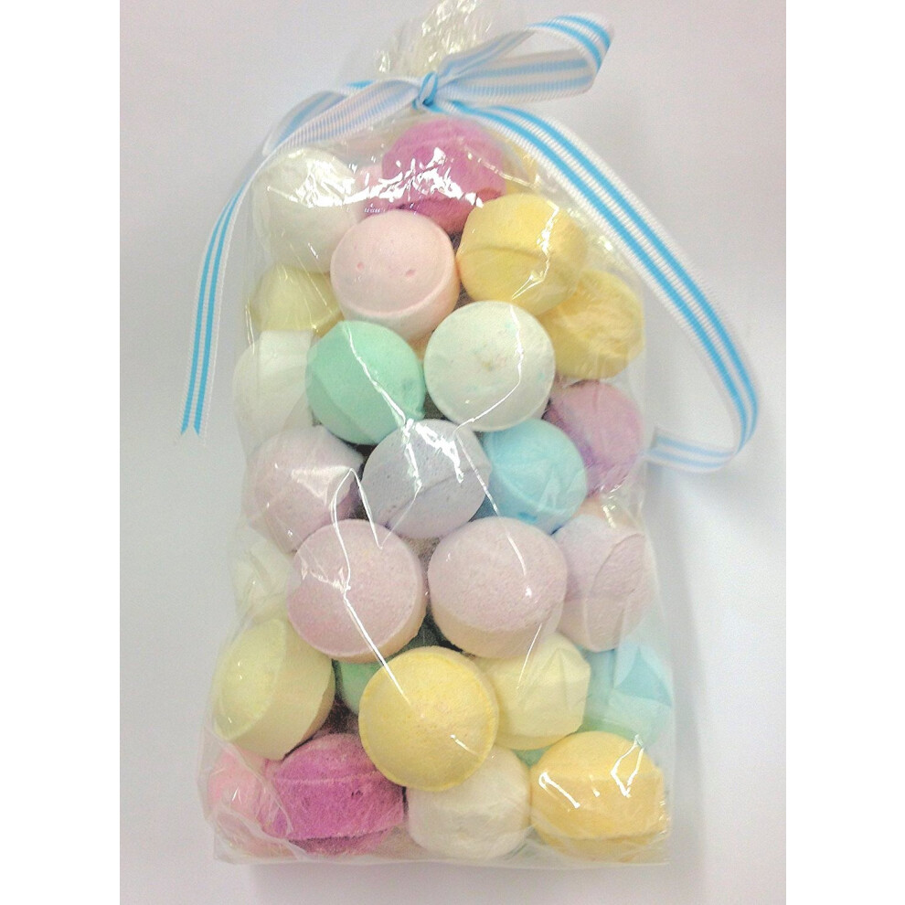 Ancient Wisdom 60 X Mini Bath Bomb Marbles, Assorted Fragrances
