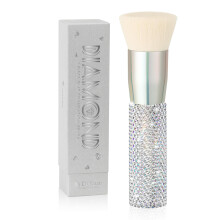 DUcare Rhinestone Foundation brush Diamond Bling Makeup Tanning Brush Flat Top Kabuki Brush