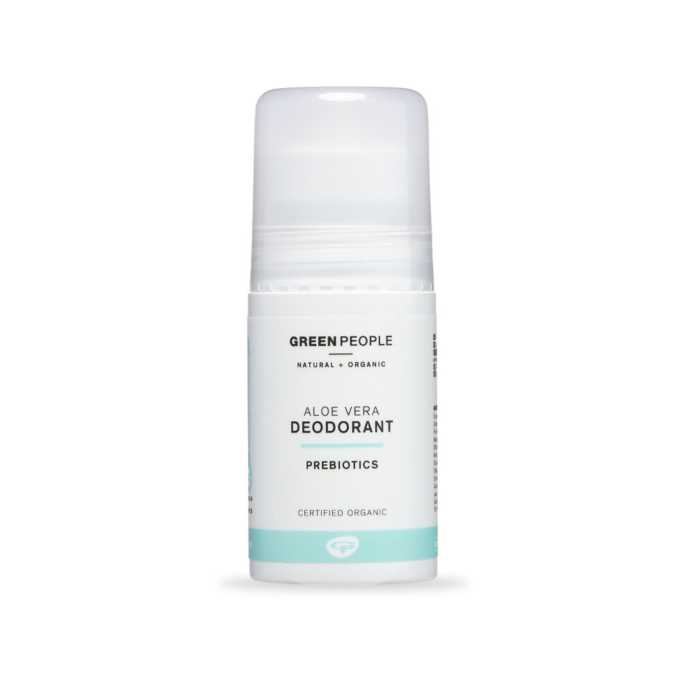 Greenpeople Green People Aloe Vera And Prebiotics Deodorant - No Pore-Clogging Aluminium - Suitable For Sensitive Skin - Organic, Cruelty Free & Vegan, 75Ml