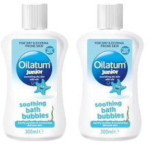 Oilatum Junior Soothing Bath Bubbles, for Dry, Sensitive & Eczema-Prone Skin, Gentle Cleanser Soothes & Moisturise Delicate Skin